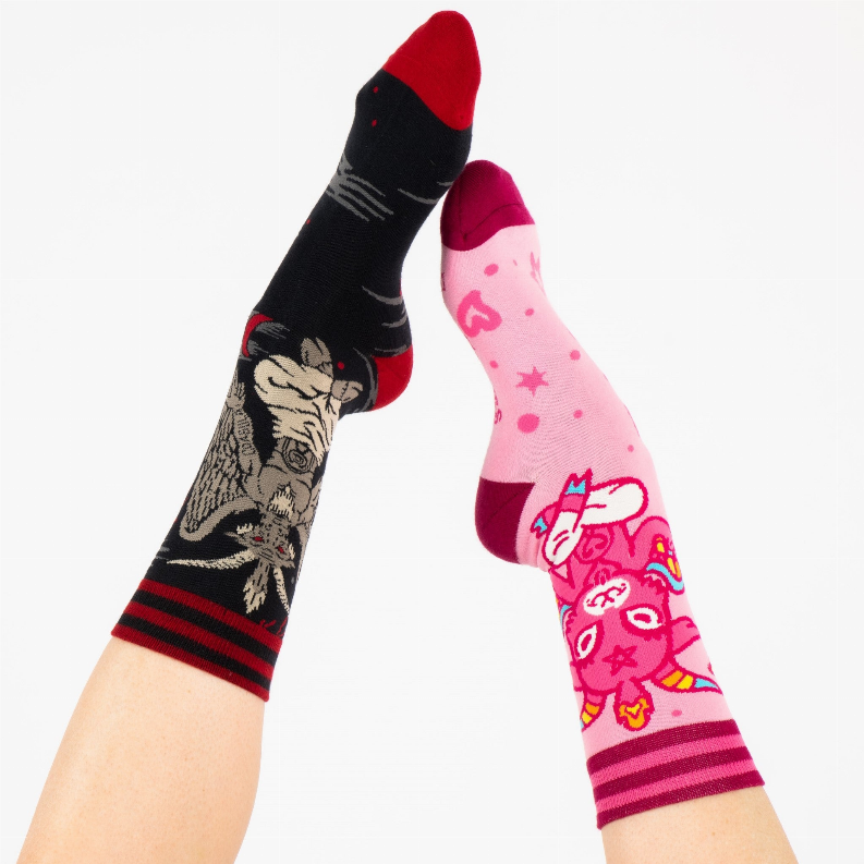 Evil Mythical Creature Crew Socks