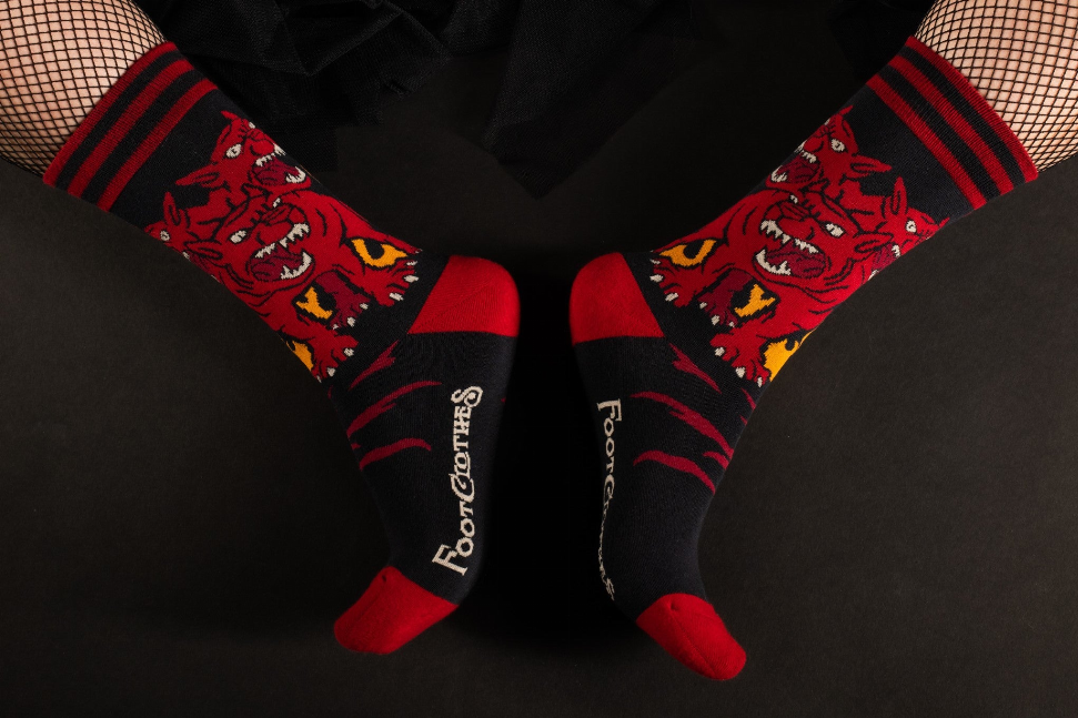 Evil Mythical Creature Crew Socks
