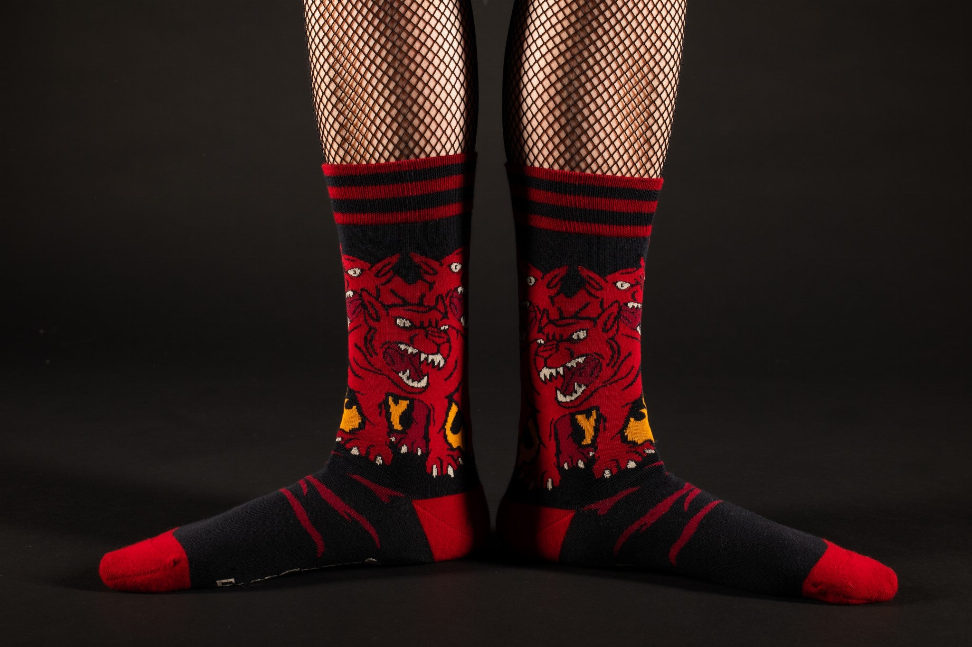 Evil Mythical Creature Crew Socks
