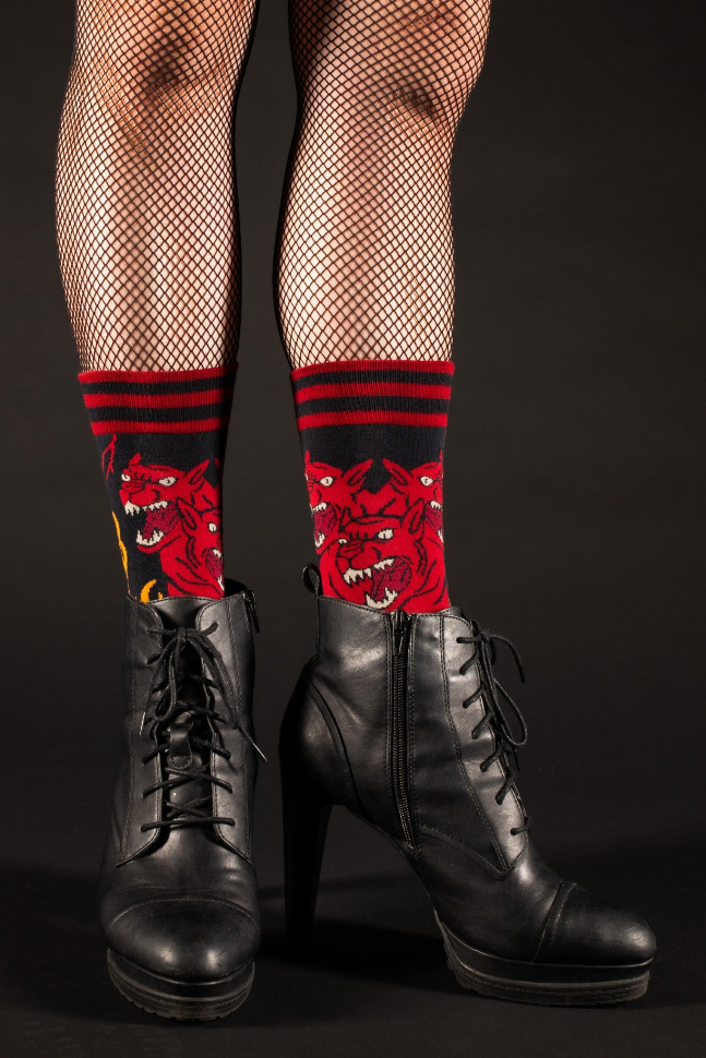 Evil Mythical Creature Crew Socks