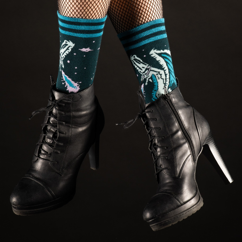 Evil Mythical Creature Crew Socks