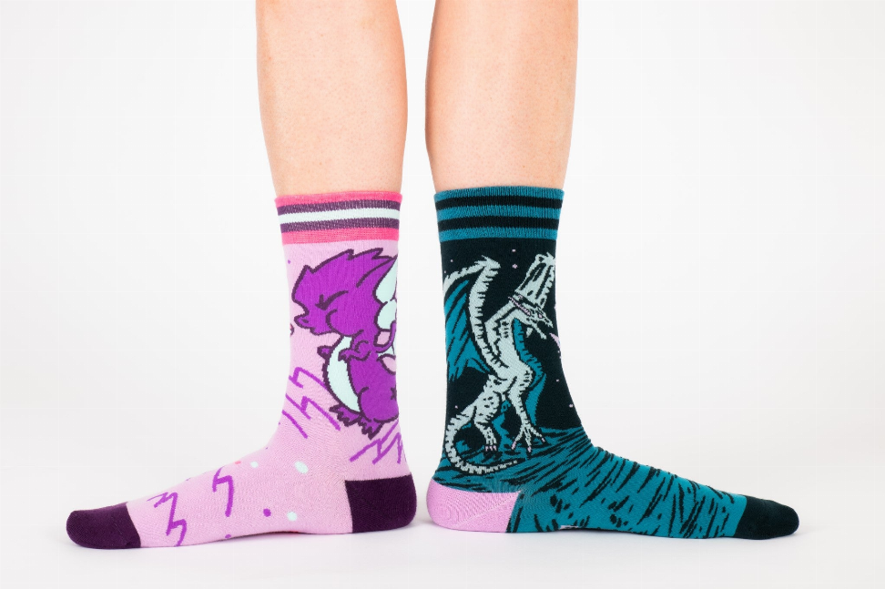 Evil Mythical Creature Crew Socks