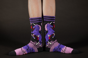 Evil Mythical Creature Crew Socks