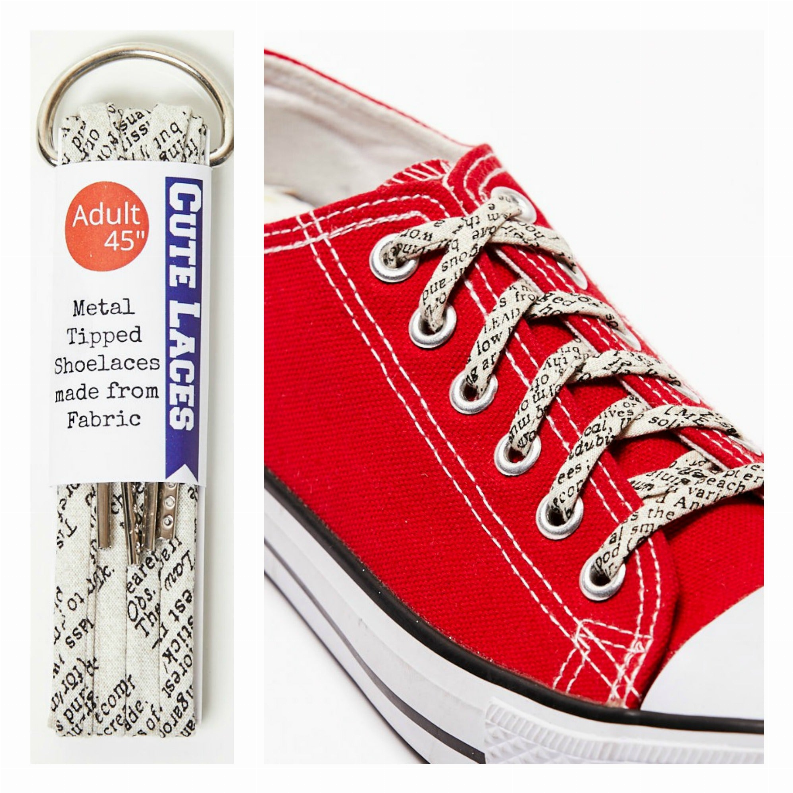 Words and Lettering Shoelaces