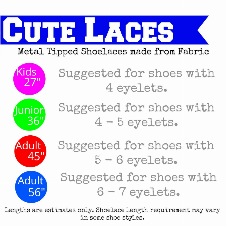 Words and Lettering Shoelaces