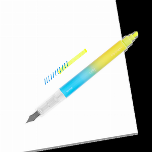 Writer's Duo Double-Ended Fountain Pens + Highlighters (Set of 3)