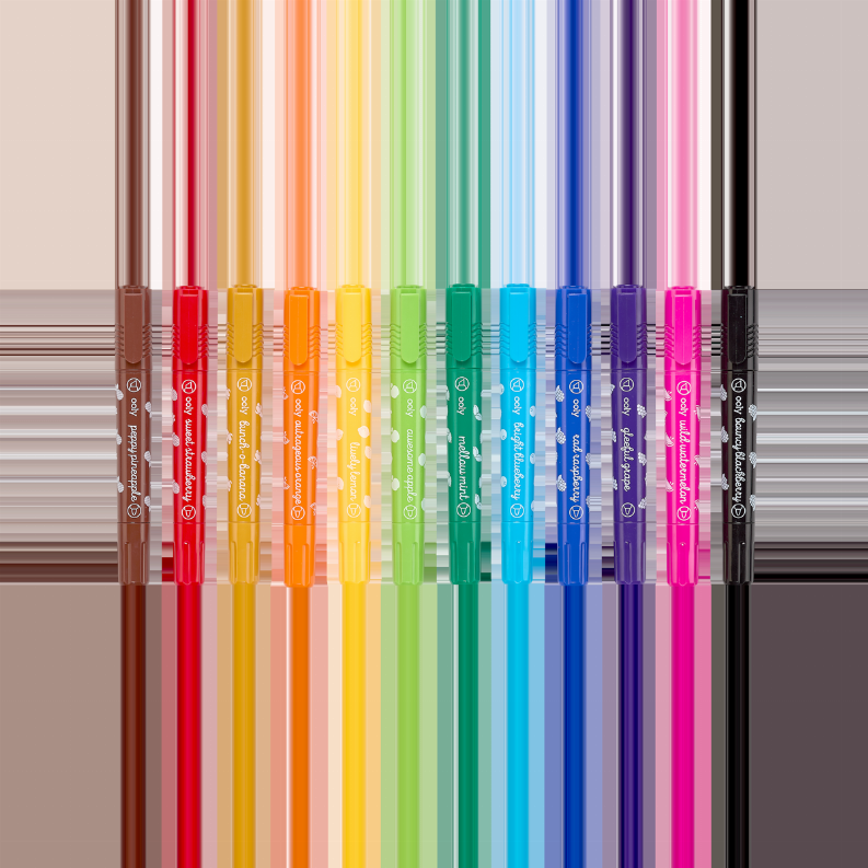Yummy Yummy Scented Markers - Set of 12