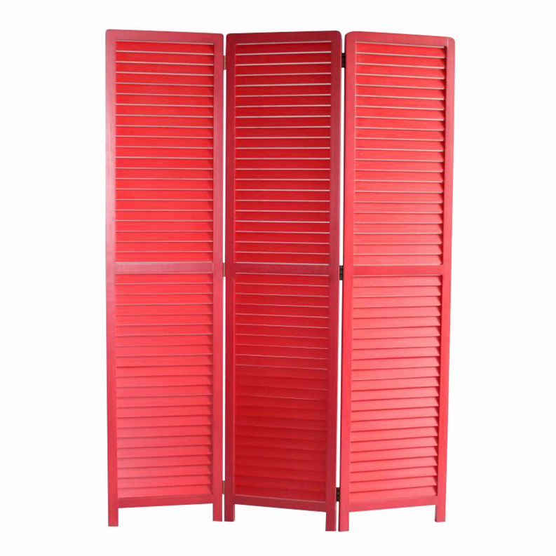 1" x 47" x 67" Red Wood  Screen