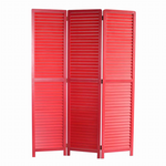 1" x 47" x 67" Red Wood  Screen