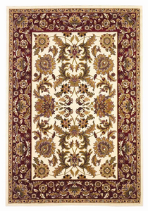 1' x 2' Ivory or Red Renaissance Inspired Area Rug