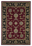 1' x 2' Red or Black Medieval Inspired Area Rug