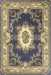 1' x 2' Polypropylene Blue Area Rug