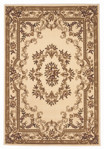 1' x 2' Polypropylene Ivory Area Rug