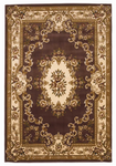 1' x 2' Polypropylene Plum or Ivory Area Rug