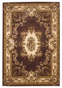 1' x 2' Polypropylene Plum or Ivory Area Rug