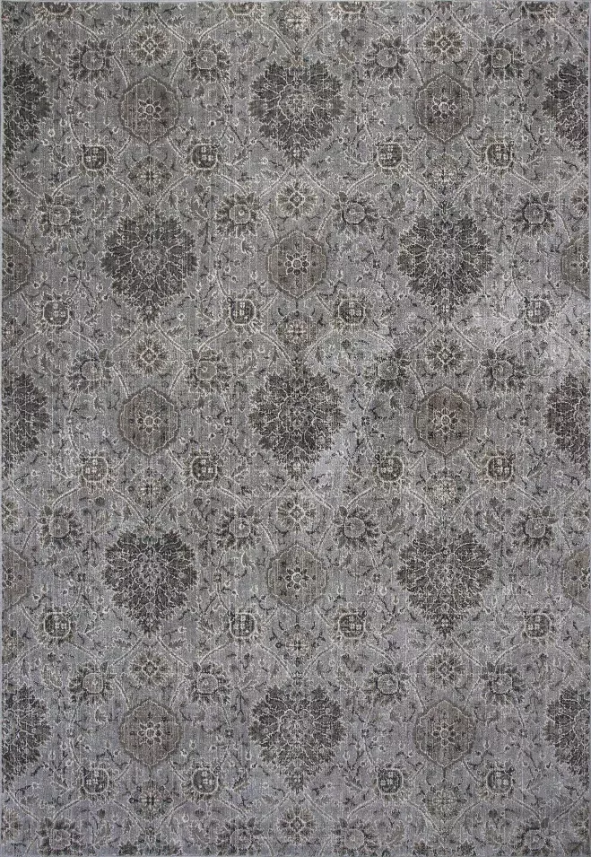2'x4' Viscose Silver Accent Rug