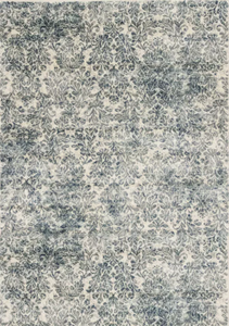 5' x 7'  Viscose Ivory or Blue Area Rug