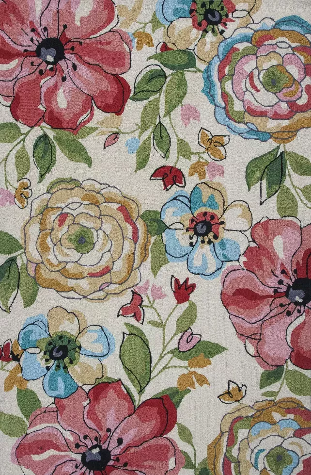1' x 2'  Polyester Sand Area Rug
