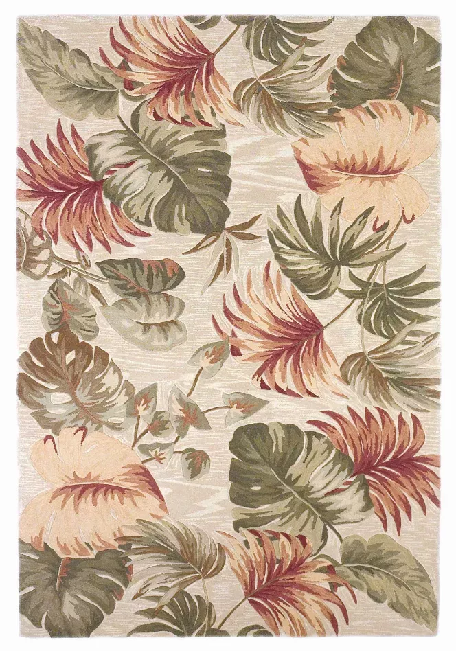 8' x 11'  Wool Beige Area Rug