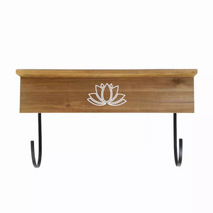 Yoga Mat Shelf with J-hooks