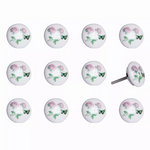 1.5" x 1.5" x 1.5" Ceramic/Metal Multicolor 12 Pack Knob