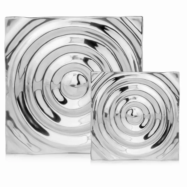1.5" x 12" x 12" Buffed Small Rippled Wall Tile