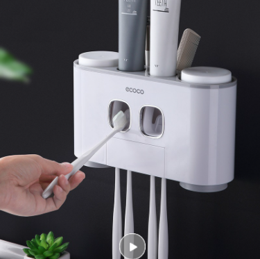 Toothbrush &Toothpaste Holder