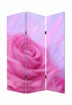 1" x 48" x 72" Multi Color Wood Canvas Flourish  Screen