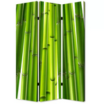 1" x 48" x 72" Multi Color Wood Canvas Bamboo  Screen