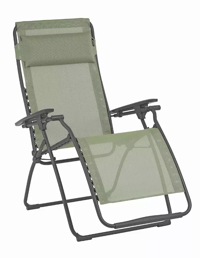 Zero Gravity Recliner - Basalt Steel Frame - Moss Fabric