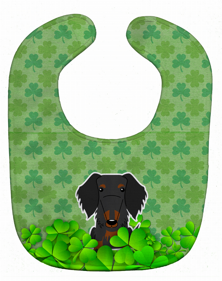 Dog Breed Shamrocks Baby Bib