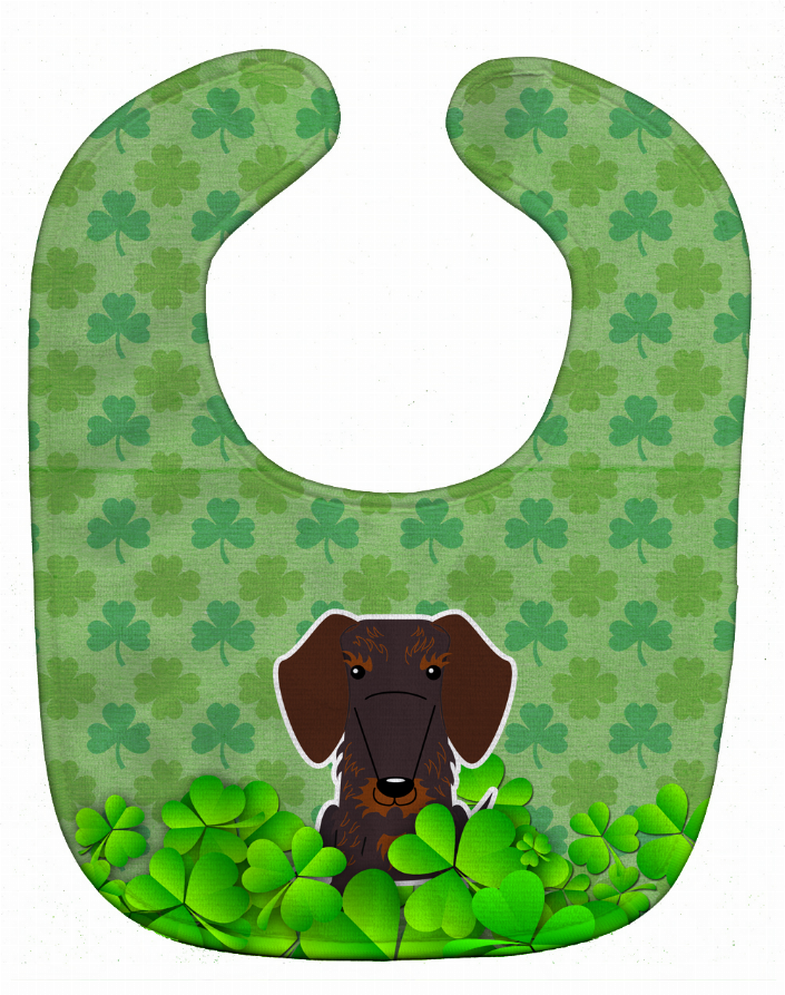 Dog Breed Shamrocks Baby Bib