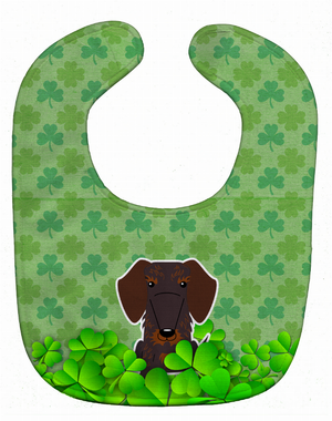 Dog Breed Shamrocks Baby Bib