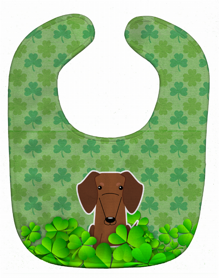 Dog Breed Shamrocks Baby Bib