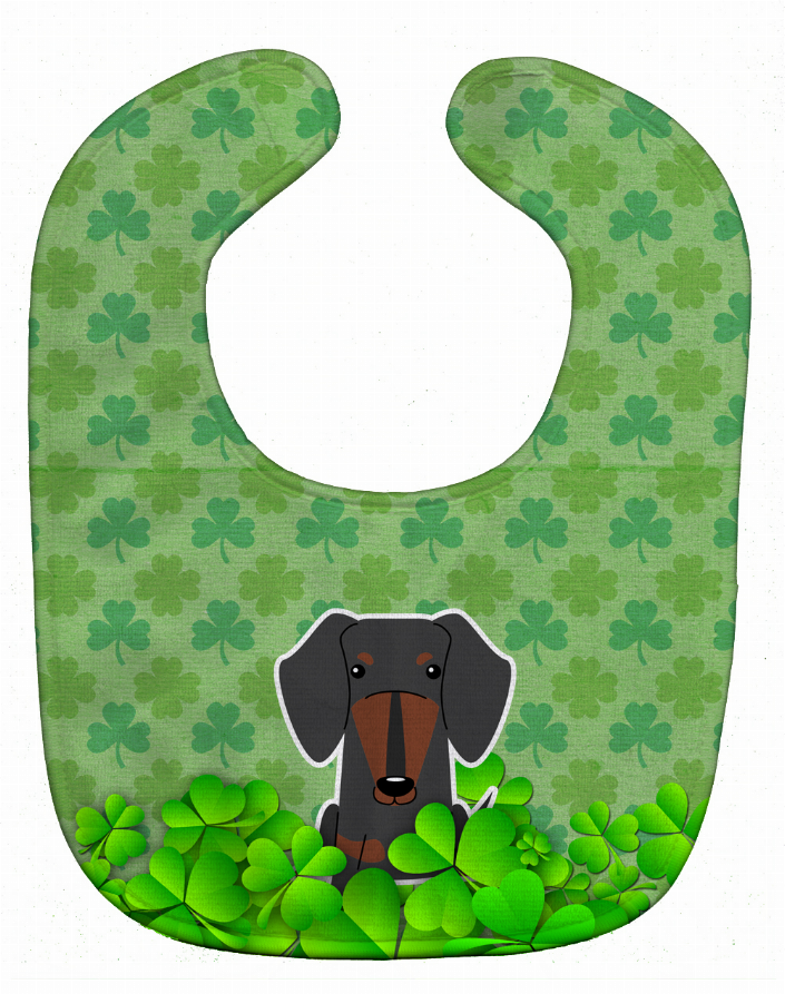 Dog Breed Shamrocks Baby Bib
