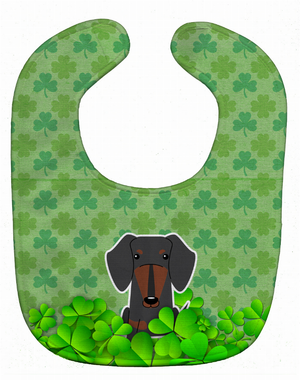Dog Breed Shamrocks Baby Bib