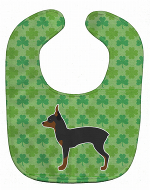 Dog Breed Shamrocks Baby Bib