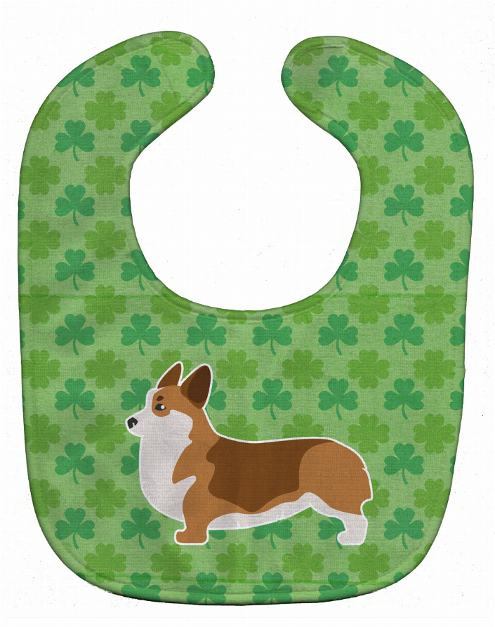 Dog Breed Shamrocks Baby Bib