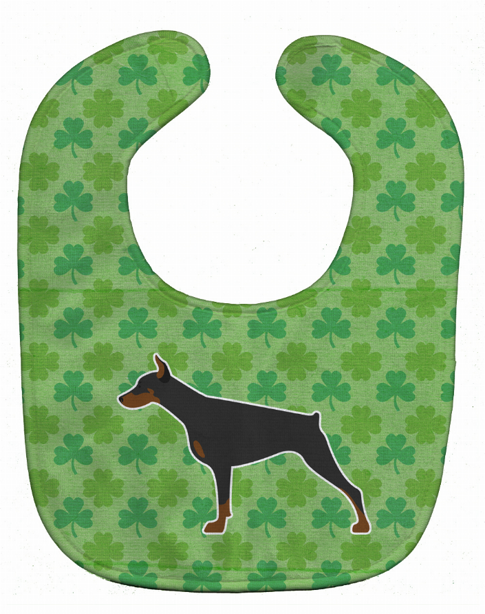 Dog Breed Shamrocks Baby Bib