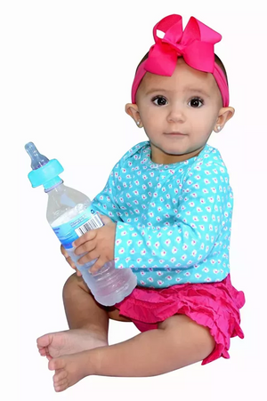 Refresh-A-Baby Universal Bottle Top Adapter, Fits Formula Juice & Water Bottles - LLAMA Nipple Top