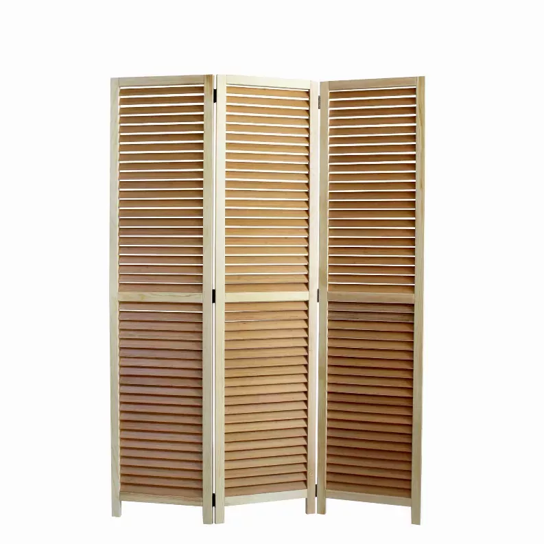 1" x 47" x 67" Natural Wood  Screen