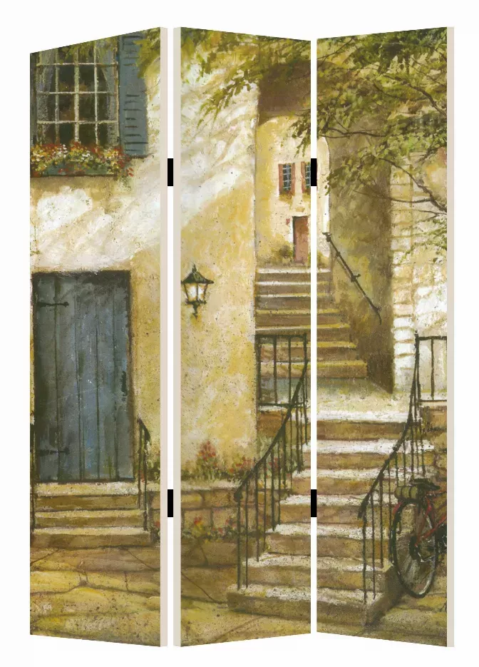 1" x 48" x 72" Multi Color European Promenade  Screen