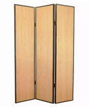 1" x 47" x 71" Natural Wood  Screen