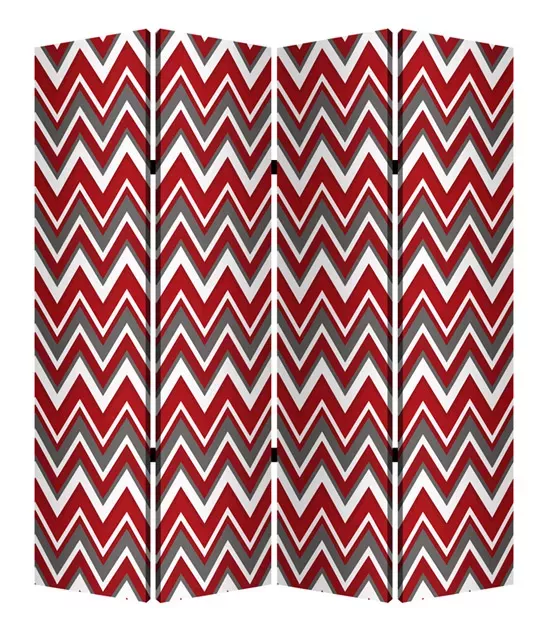1" x 84" x 84" Mlti Color Wood Canvas  Screen