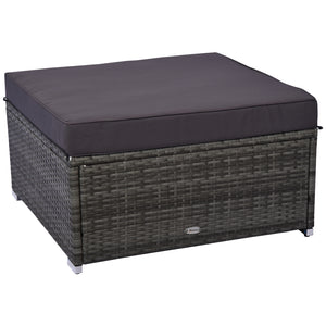 Luxury All Hand Woven Wicker 5PCs Outdoor Patio Cushioned Furniture