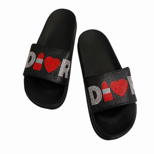 Size 10 Black Dior Slipper Slides