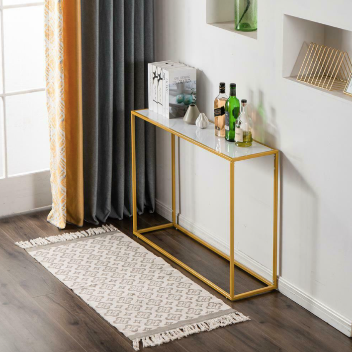Marble Console Entryway Table End Table