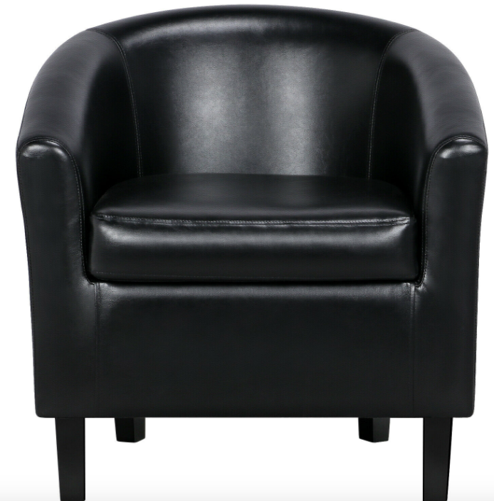 Accent Arm Chair Barrel Tub Chair Contemporary Style For Living Room Bedroom