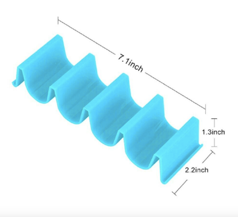 4 Pcs Taco Holder Mexican Food Wave Shape Hard Rack Stand Kitchen Cooking Tool