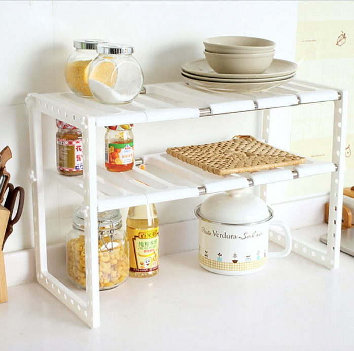 Adjustable Shoe Rack Home Under-Sink Storage Shelf Holder Rack Organizer